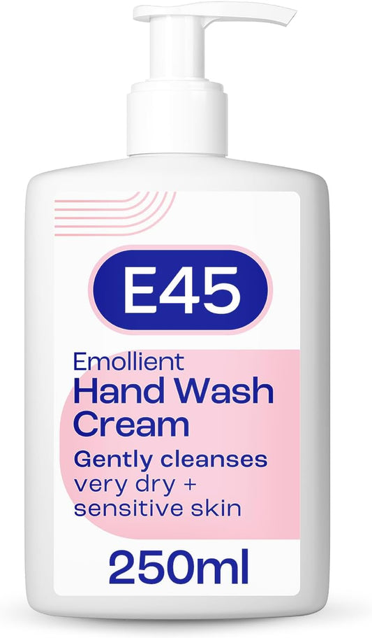 E45 Hand and Body Wash Cream - Relieve Dry, Itchy & Irritated Eczema Prone Skin