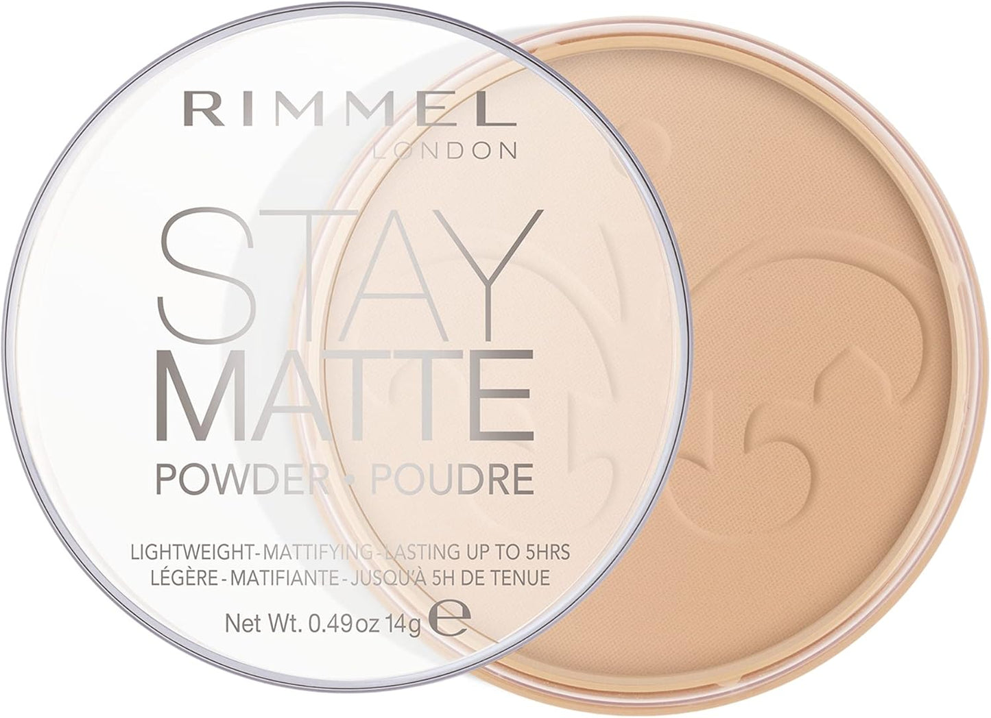 RIMMEL LONDON -STAY MATTE LONG LASTING PRESSED POWDER - uk free & fast delivery
