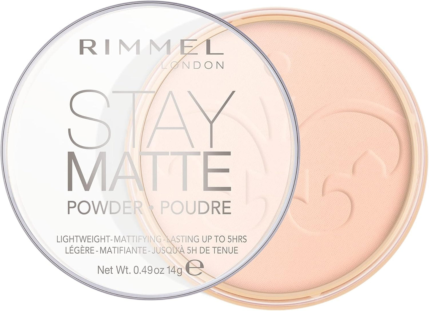 RIMMEL LONDON -STAY MATTE LONG LASTING PRESSED POWDER - uk free & fast delivery