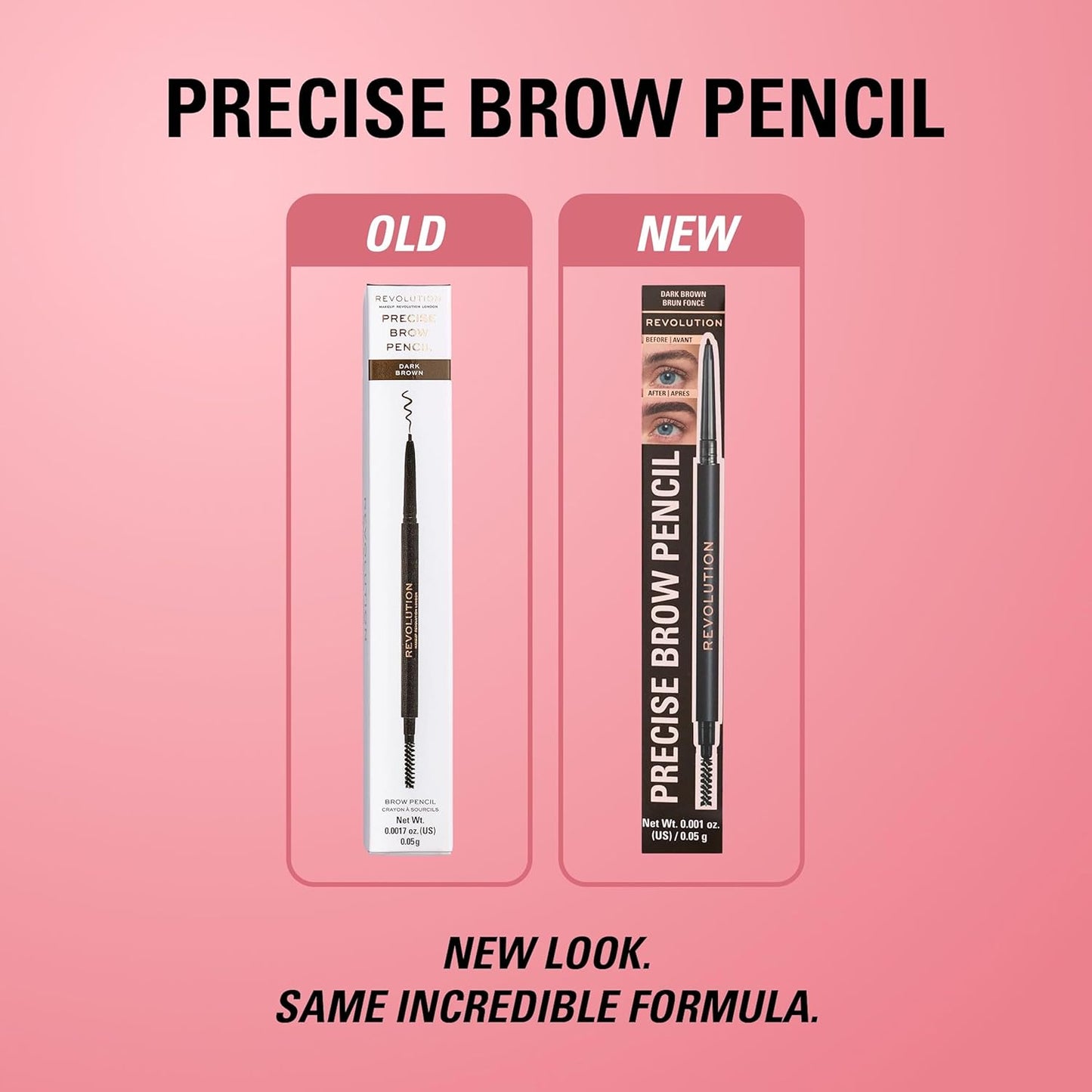 Makeup Revolution Precise Brow Pencil, Double-Ended uk free and fast delivery