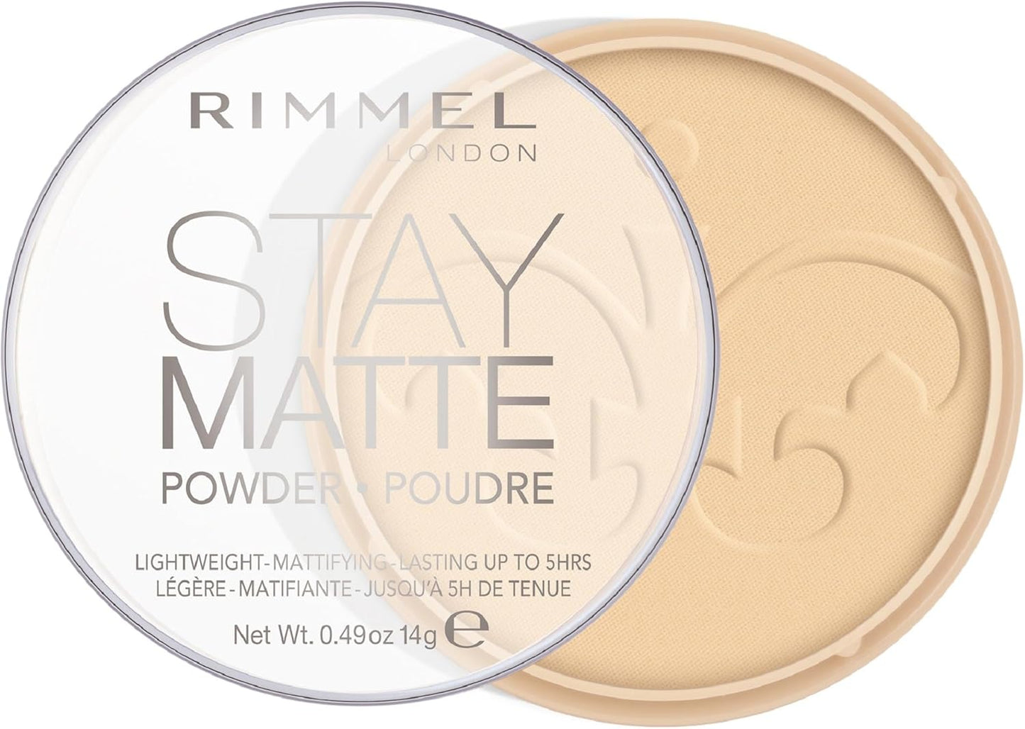 RIMMEL LONDON -STAY MATTE LONG LASTING PRESSED POWDER - uk free & fast delivery