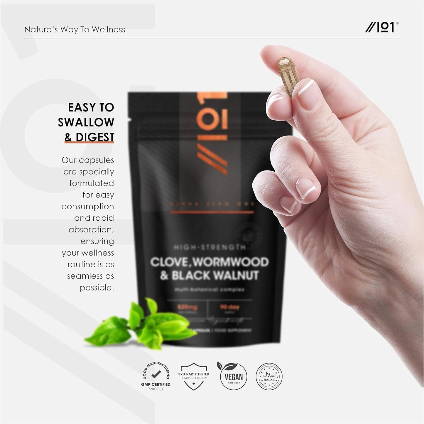 Parasite Cleanse Detox for Adults Worming Capsules for Adults High Strength
