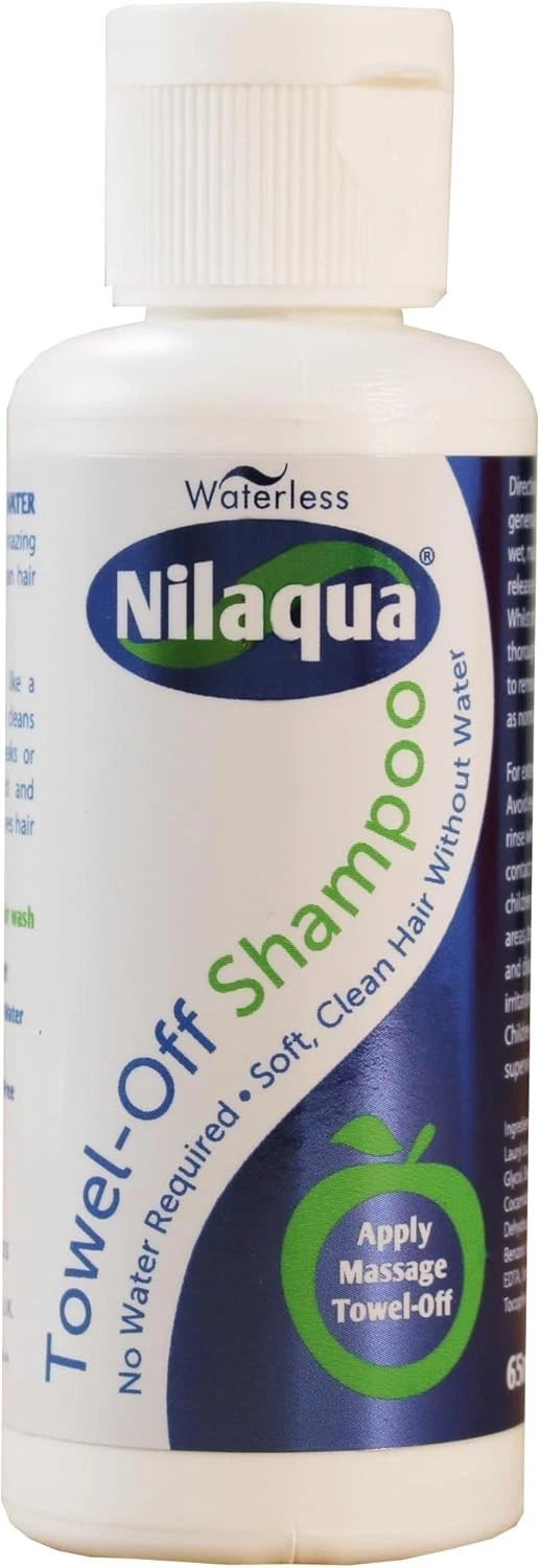 Nilaqua No Rinse Shampoo Towel Off Dry No Water Required - 100ml UK free ship